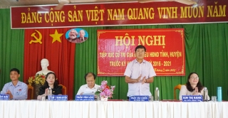 Cử tri xã Tân Phong hài lòng kết quả giải quyết kiến nghị cử tri