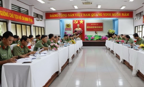 Bộ Công an làm việc với Công an Tây Ninh