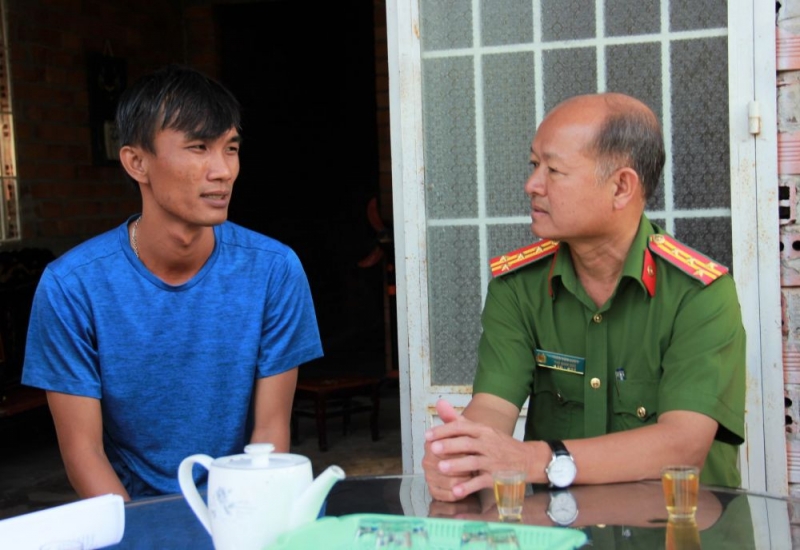 Thăm gia đình nạn nhân tử vong do tai nạn giao thông trên địa bàn huyện Châu Thành