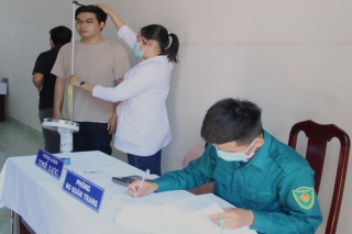 Thành phố Tây Ninh tổ chức khám sức khoẻ nghĩa vụ quân sự cho 917 thanh niên