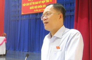ĐBQH tiếp xúc cử tri huyện Tân Biên sau kỳ họp thứ 10