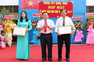 Trường THPT Quang Trung tổ chức lễ kỷ niệm ngày Nhà giáo Việt Nam 20-11