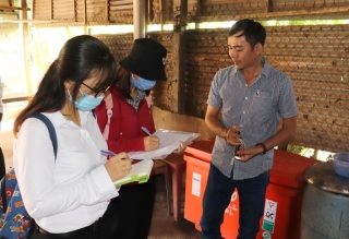 Viện Pasteur giám sát công tác giám sát và phòng chống sốt xuất huyết tại huyện Tân Biên