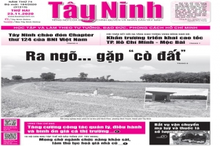 Điểm báo in Tây Ninh ngày 23.11.2020