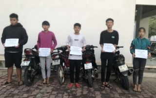 Công an TP.Tây Ninh: Giải tán nhóm thanh thiếu niên tụ tập đua xe trái phép