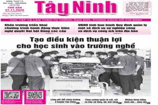 Điểm báo in Tây Ninh ngày 27.11.2020
