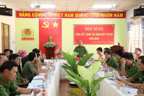 Công an Tây Ninh tổng kết công tác bảo đảm trật ATGT năm 2020