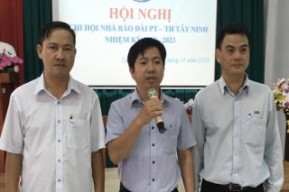 Hội nghị Chi hội Nhà báo Đài PTTH Tây Ninh, nhiệm kỳ 2020-2023