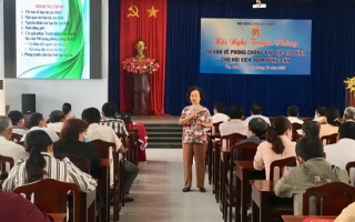 Tư vấn phòng chống bạo lực gia đình cho hội viên nông dân huyện Dương Minh Châu