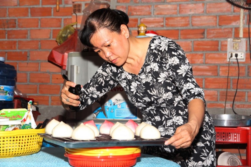 Tạo hình bánh bao độc đáo