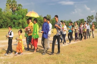 Múa mở rào trong đám cưới của người Khmer