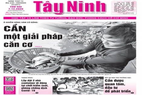 Điểm báo in Tây Ninh ngày 07.12.2020