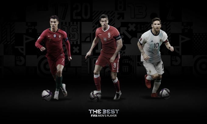 Ronaldo, Messi vào top 3 FIFA The Best