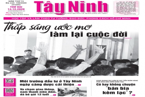 Điểm báo in Tây Ninh ngày 14.12.2020