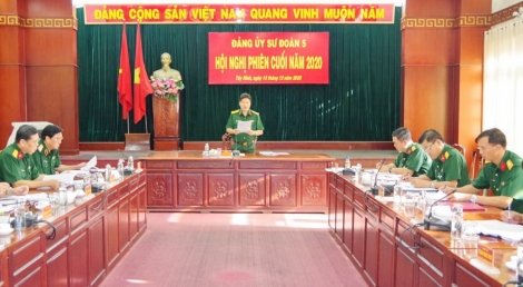 Sư đoàn 5 : Hội nghị phiên cuối năm 2020