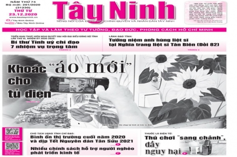 Điểm báo in Tây Ninh ngày 23.12.2020