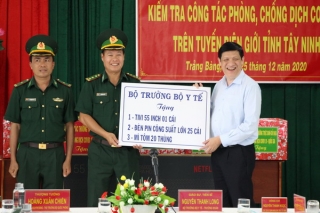 Kiểm tra công tác phòng, chống dịch Covid-19 trên tuyến biên giới Tây Ninh