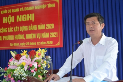 Tổng kết công tác xây dựng Đảng năm 2020, triển khai nhiệm vụ năm 2021