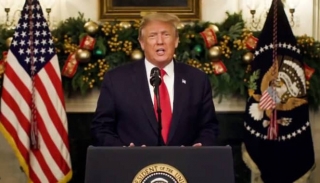 Ông Trump có bài phát biểu mừng năm mới cuối cùng từ Nhà Trắng