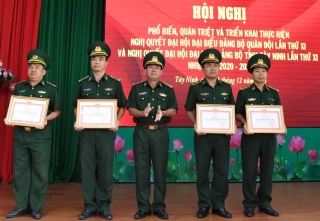 Biên phòng Tây Ninh: Hội nghị triển khai Nghị quyết Đại hội Đảng cho 150 cán bộ, đảng viên