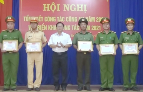 Huyện Dương Minh Châu: Hội nghị tổng kết công tác Công an năm 2020