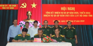 Bộ CHQS tỉnh: Tổng kết phong trào thi đua quyết thắng năm 2020