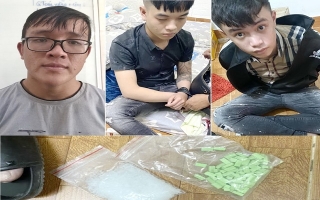 Công an TP.Tây Ninh: Bắt giữ 3 đối tượng tàng trữ trái phép chất ma túy