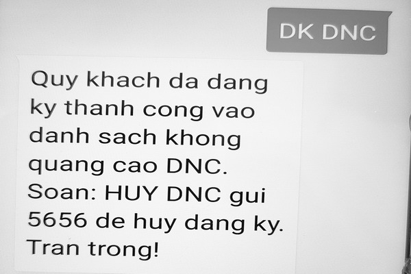 Ngăn chặn tình trạng tin nhắn rác, thư điện tử rác, cuộc gọi rác