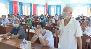 Đại biểu HĐND 2 cấp tỉnh, huyện tiếp xúc cử tri các xã Long Thuận, Long Khánh