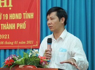 Bí thư Tỉnh ủy tiếp xúc cử tri phường Hiệp Ninh