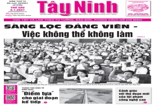 Điểm báo in Tây Ninh ngày 08.01.2021