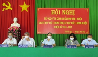 Đại biểu HĐND tỉnh, huyện tiếp xúc với cử tri 2 xã Tân Hiệp, Tân Phú