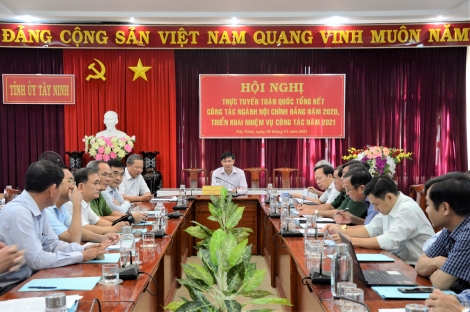 Tổng kết công tác ngành Nội chính Đảng năm 2020