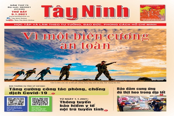 Điểm báo in Tây Ninh ngày 09.01.2021