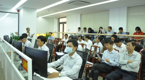 Học tập kinh nghiệm xây dựng mô hình trung tâm IOC tại Bình Phước