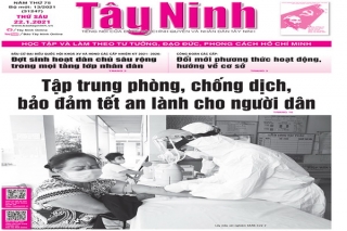 Điểm báo in Tây Ninh ngày 22.01.2021