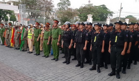 Công an TP. Tây Ninh ra quân đảm bảo an ninh trật tự, trật tự an toàn giao thông