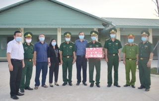 Lãnh đạo tỉnh kiểm tra công tác phòng chống dịch Covid-19 trên tuyến biên giới 2 huyện Châu Thành, Tân Biên