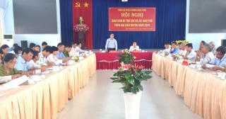 Huyện Dương Minh Châu: Hội nghị giao ban Bí thư Chi bộ ấp, khu phố năm 2020