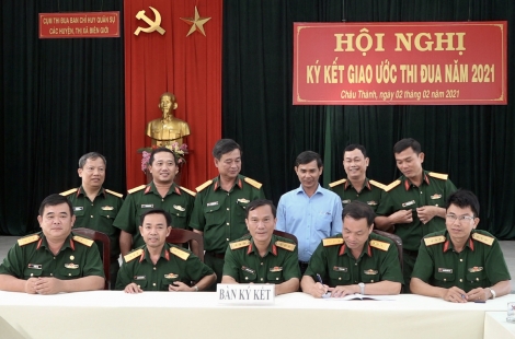 Ký kết giao ước thi đua năm 2021