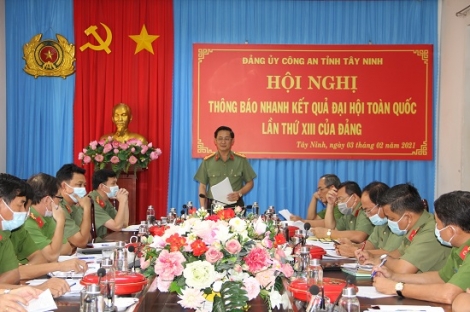 Công an Tây Ninh: Tập trung bảo đảm an ninh trật tự Tết Nguyên đán