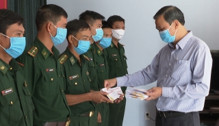 Phó Chủ tịch UBND tỉnh Dương Văn Thắng: Thăm lực lượng vũ trang đóng quân trên huyện Châu Thành