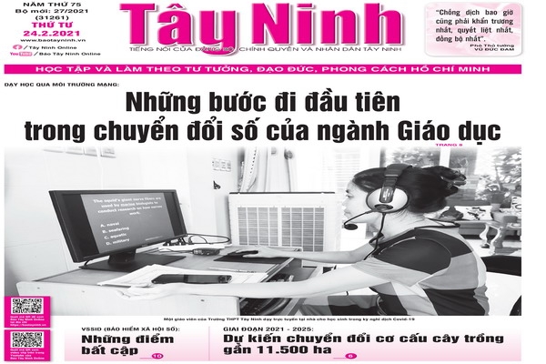 Điểm báo in Tây Ninh ngày 24.02.2021