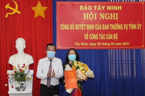 Bà Kim Thị Hạnh giữ chức vụ Phó Tổng Biên tập Báo Tây Ninh