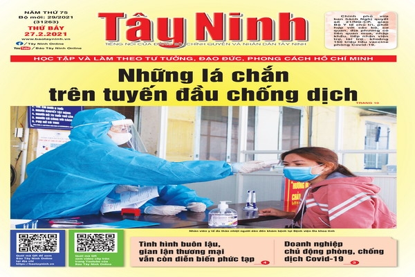 Điểm báo in Tây Ninh ngày 27.02.2021