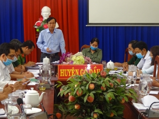 UBND huyện Gò Dầu họp định kỳ tháng 3 năm 2021