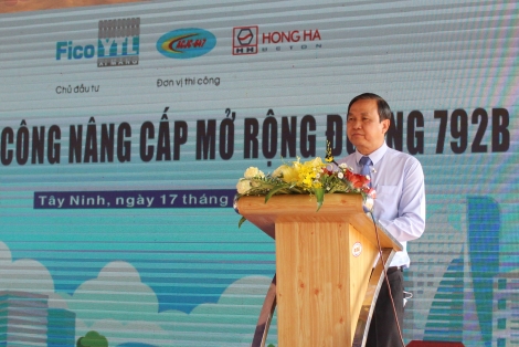 Khởi công nâng cấp, mở rộng đường 792B