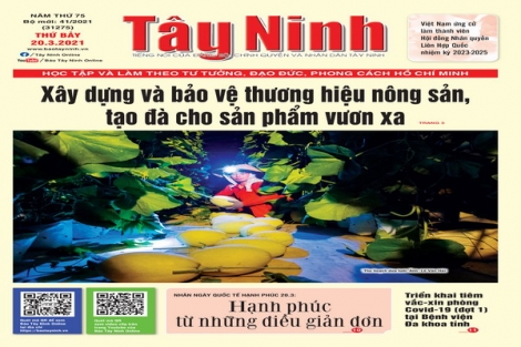 Điểm báo in Tây Ninh ngày 20.03.2021