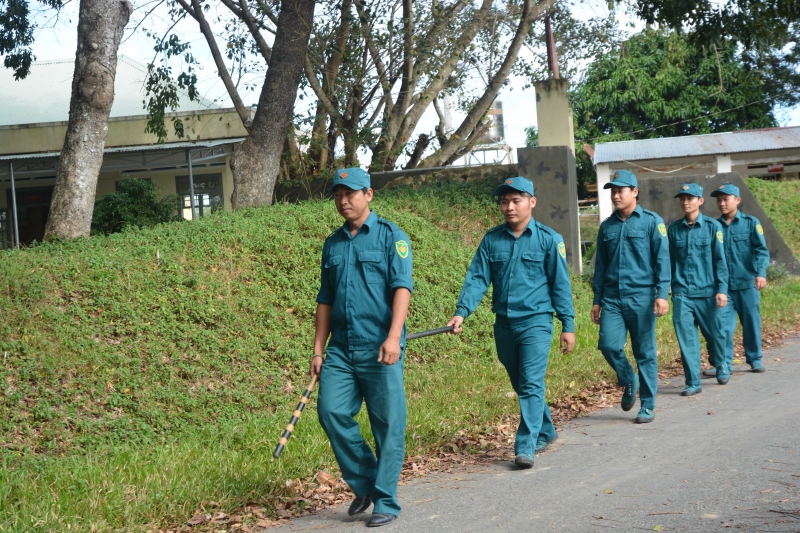 Các chốt chiến đấu dân quân thường trực điểm tựa nơi biên giới