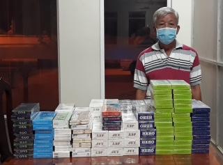 CSGT Trảng Bàng: Tịch thu hơn 1.500 gói thuốc lá ngoại nhập lậu